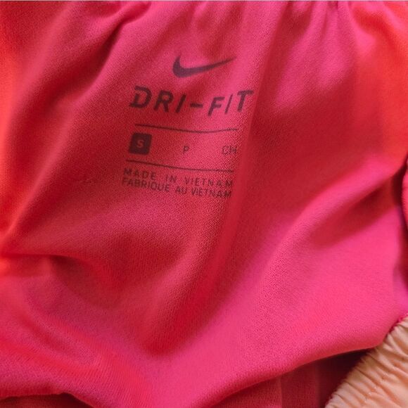 Nike Women's Dri-fit Tempo Shorts Size Small Orange And Pink - Picture 3 of 3